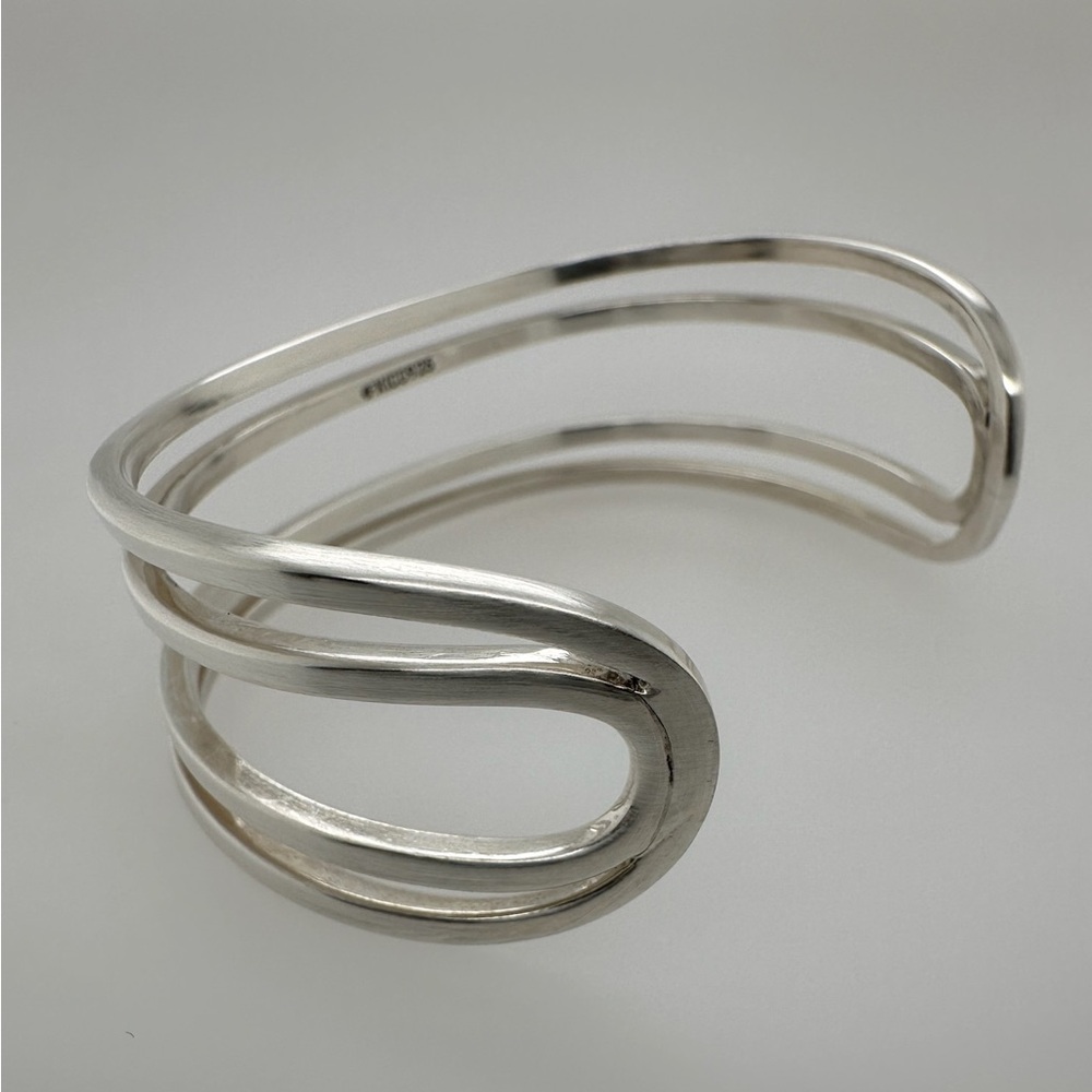 Sterling Silver Multi-Layered Cuff - image 5